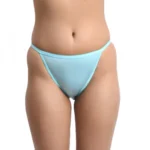 Generic Women's Nylon Sleek String Tanga Hipster Panty (Light Blue)