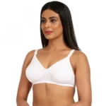 Generic Women's Cotton Blend Mother Care Full Coverage Feeding Bra Non Padded (White) - Image 2