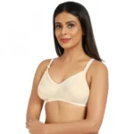 Generic Women's Cotton Blend Mother Care Full Coverage Feeding Bra Non Padded (Skin) - Image 2