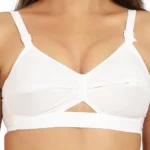 Generic Women's Cotton Daily Use Non Padded Bra (White) - Image 3