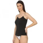 Generic Women's Cotton SpandexCotton Camisole (Black) - Image 3
