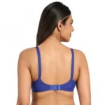 Generic Women's Cotton Blend Mother Care Full Coverage Feeding Bra Non Padded (Blue) - Image 5