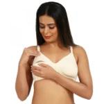 Generic Women's Cotton Blend Mother Care Full Coverage Feeding Bra Non Padded (Skin) - Image 7