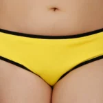 Generic Women's Cotton Blend Beautiful Lingerie Set (Yellow) - Image 3