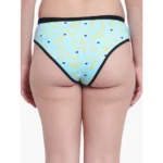 Generic Women's Cotton Printed Bikini Panty (Light Blue) - Image 3
