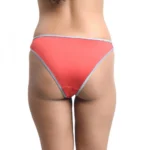 Generic Women's Nylon Sleek String Lusty Red Bikini Panty (Lusty Red) - Image 3