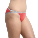 Generic Women's Nylon Sleek String Lusty Red Bikini Panty (Lusty Red) - Image 5