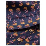 Generic Women's Cotton Printed Solid Kurti (Blue, Cotton) - Image 2