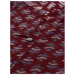 Generic Women's Rayon Printed Regular Kurti (Maroon, Rayon) - Image 2