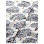 Generic Women's Khadi Printed Regular Kurti (Off White, Cream, Khadi) - Image 2