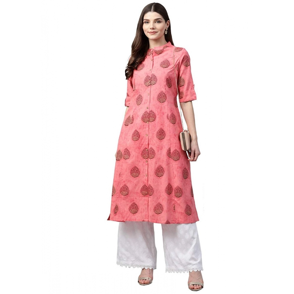 52233223194_739bc825c9_o_d-1000x1000-1.webp Generic Women's Cotton Printed A Line Kurti (Peach, Cotton) - Image 1