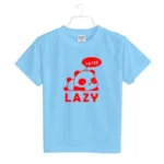 Generic Boys Cotton Lazy Half Sleeve TShirt (Sky Blue) - Image 2