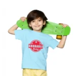 Generic Boys Cotton Adorable Baby Half Sleeve TShirt (Sky Blue) - Image 3