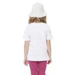 Generic Girls Cotton Baby Shark Half Sleeve TShirt (White) - Image 3