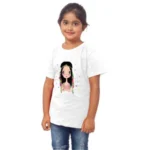 Girls Cotton T-Shirt - Angle 4