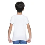Generic Boys Cotton Baby Shark Half Sleeve TShirt (White) - Image 2