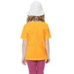 Generic Girls Cotton Akashi Half Sleeve TShirt (Yellow) - Image 2