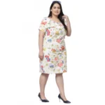 Plus Size Crepe Dress - Angle 6