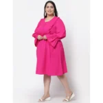 buy plus size crepe dress online