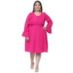 buy plus size crepe dress online