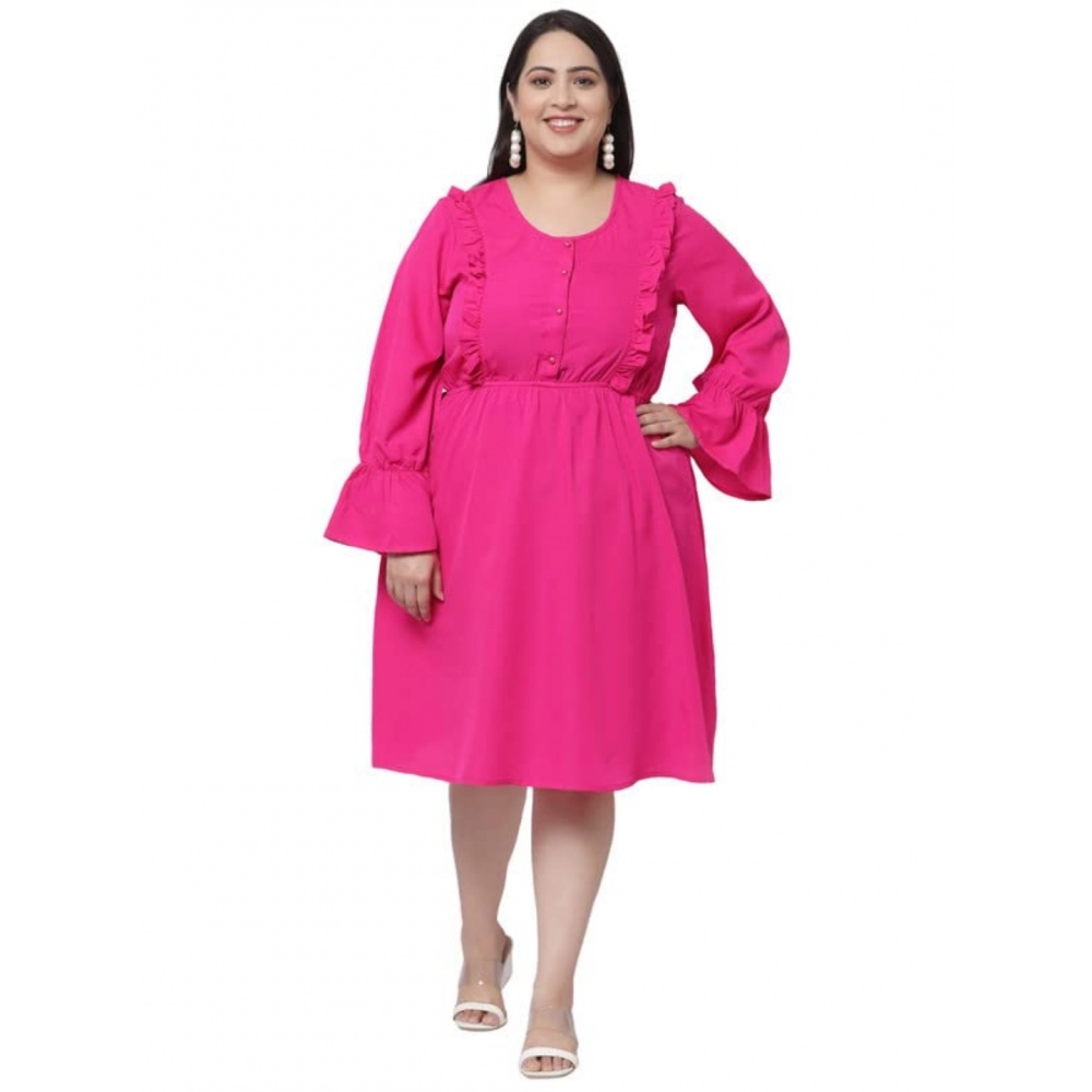buy plus size crepe dress online