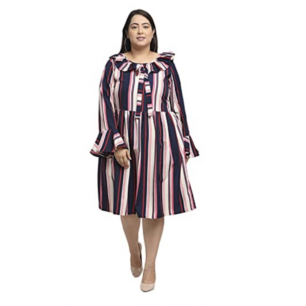 Plus Size Crepe Dress