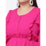 buy plus size crepe dress online