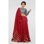 buy red vichitra saree online