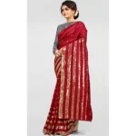 buy red vichitra saree online