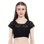 buy black cotton blouse online