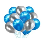 Generic 13Th Happy Birthday Decoration Combo With Foil And Star Balloons (Blue, Silver) - Image 2