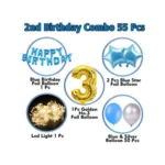 Generic 3Rd Birthday Decoration Items For Boys With Fairy Lights (Multicolor) - Image 3