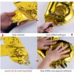 Generic 3Rd Year Decoration Kit For Boy And Girl With Banner And Balloons (Blue) - Image 2