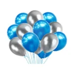 Generic 5Th Happy Birthday Decoration Combo With Foil And Star Balloons (Blue, Silver) - Image 3