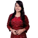 Generic Women's Sambalpuri Certified Handloom Pure Cotton Straight Kurti (Red)