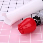 Generic Rose Umbrella Lightweight Waterproof UV Protection Mini Folding Creative Rose Flower Case Canvas Plastic Umbrella with Waterproof and Compact Bottle for Monsoon and Summer (Assorted) - Image 2