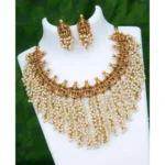 gold plated necklace set