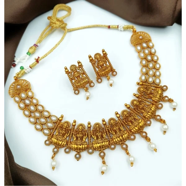 buy gold plated necklace set online