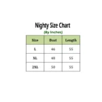 Women's Cotton Maxi Nighty - Angle 2