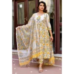 Yellow Kurti Set for Women