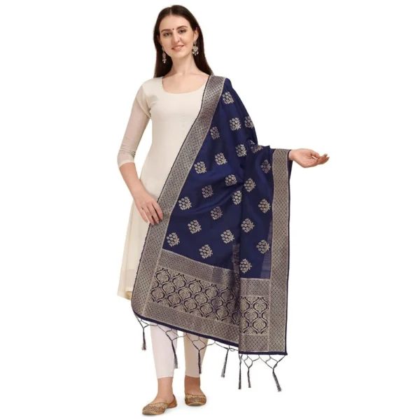 Pure Zari Silk Dupatta