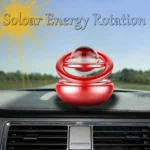 Generic Solar Power Rotating Design Organic Fragrance Air Freshener Perfume With Perfume Tablets (Peach) - Image 4
