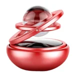 Generic Solar Power Rotating Design Organic Fragrance Air Freshener Perfume With Perfume Tablets (Peach)