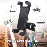 Generic Motorcycle Mobile Holder (Black) - Image 3