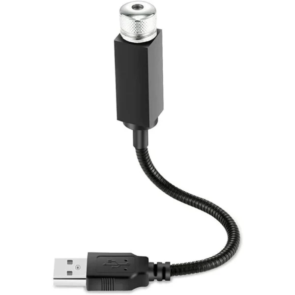 Generic Ambient Star Light 12V 360 Degree Rotation Use For Usb Party Decoration Disco Laser Light (Red)