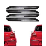 Generic Set Of 4 Universal Car Bumper Protector Guard (Black) - Image 2