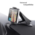 Generic Stylish Car Chimti Dashboard Phone Holder Mount Mobile Clip Stand For All Smartphones (Black) - Image 2