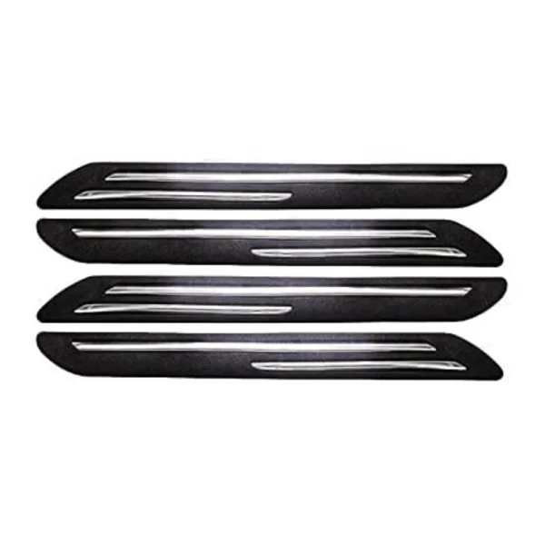 Generic Set Of 4 Universal Car Bumper Protector Guard (Black)
