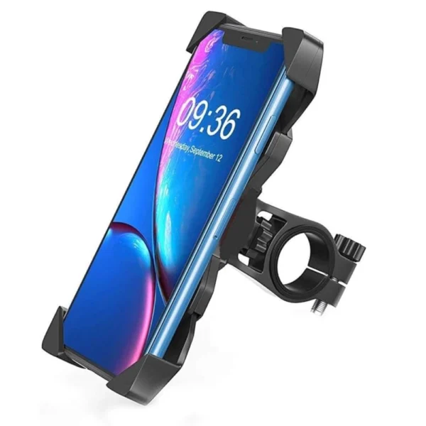 Black Motorcycle Mobile Phone Holder