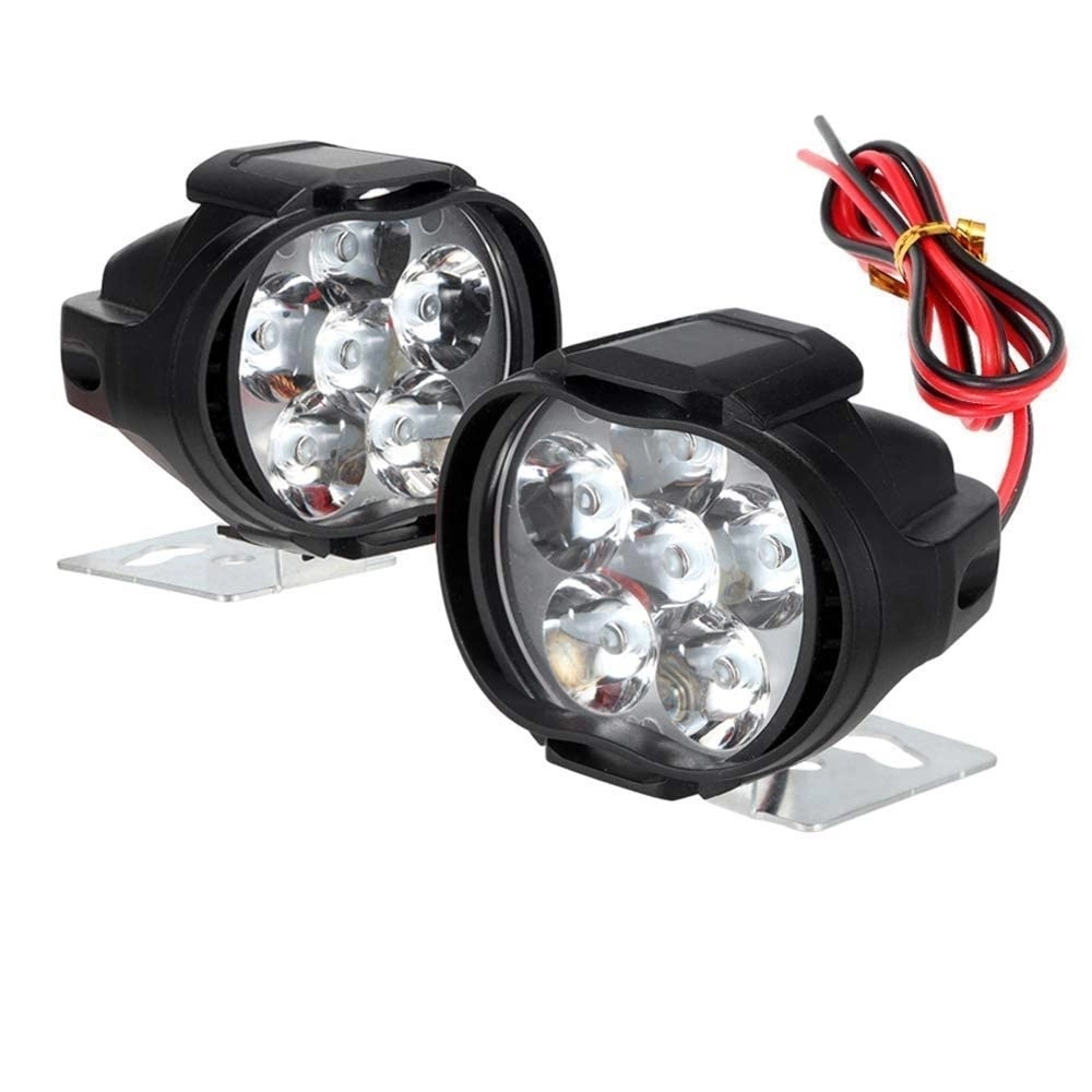 Set of 2 Black Shilon 9 LED Waterproof On/Off Switches for Bikes